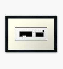 full and empty Framed Print