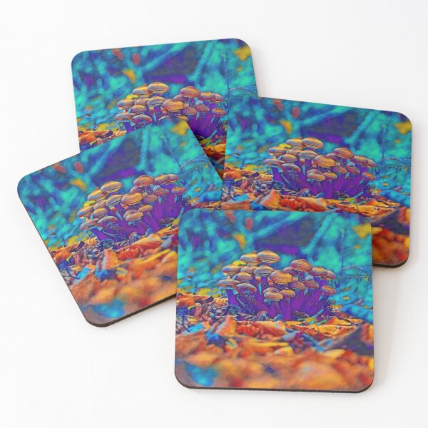 Item preview, Honey Mushroom Art Print designed and sold by Ireland Photography.