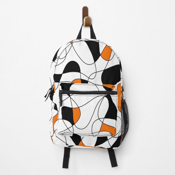 Item preview, Abstract pattern - orange and white. designed and sold by K.S ART.