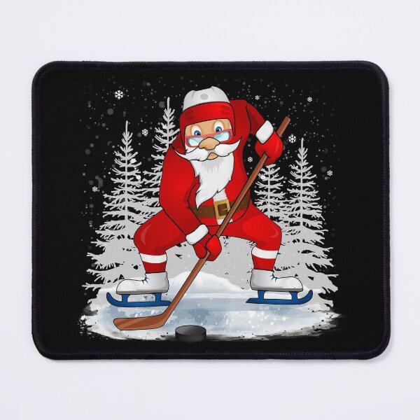 Item preview, Santa Playing Hockey Christmas Gift For Hockey Players designed and sold by Twan-Pas31.