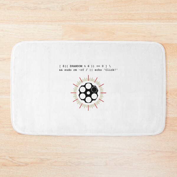 Item preview, Russian Roulette Linux Shell Style (Light B/G) designed and sold by pschlesi.