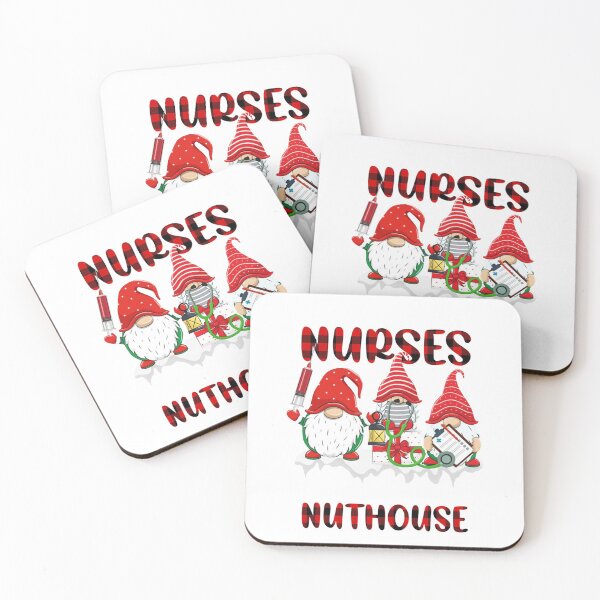 Item preview, Gnomies Jolliest Bunch Of Nurses This Side Of The Nuthouse Sweatshirt designed and sold by abigailbullock.