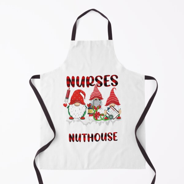Item preview, Gnomies Jolliest Bunch Of Nurses This Side Of The Nuthouse Sweatshirt designed and sold by abigailbullock.