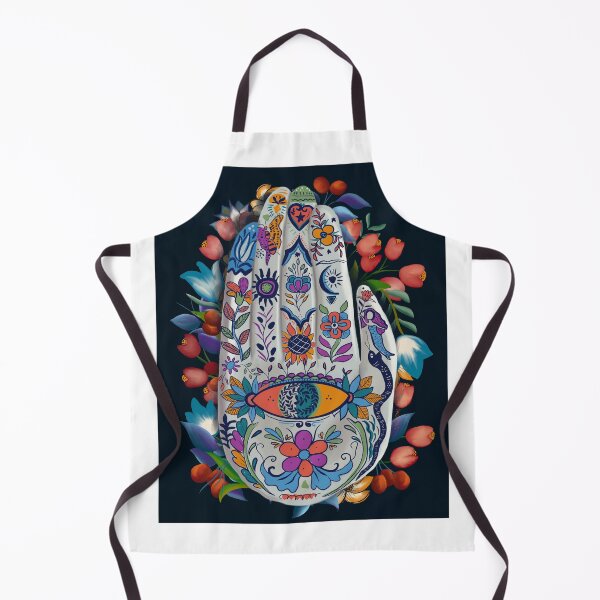 Item preview, Floral Hamsa designed and sold by visionsinblue.