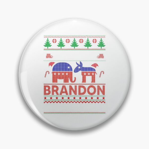 Item preview, Go Brandon Let's Go 2024 Meme Biden Ugly Christmas Sweater T-Shirt designed and sold by abigailbullock.
