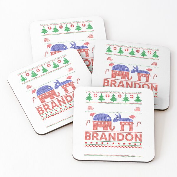 Item preview, Go Brandon Let's Go 2024 Meme Biden Ugly Christmas Sweater T-Shirt designed and sold by abigailbullock.