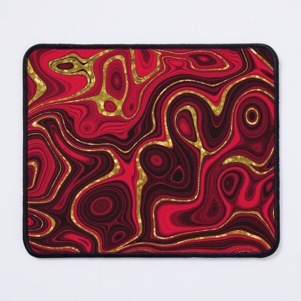 Item preview, Red and Gold Marble designed and sold by shabzdesigns.