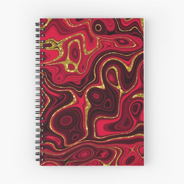 Item preview, Red and Gold Marble designed and sold by shabzdesigns.