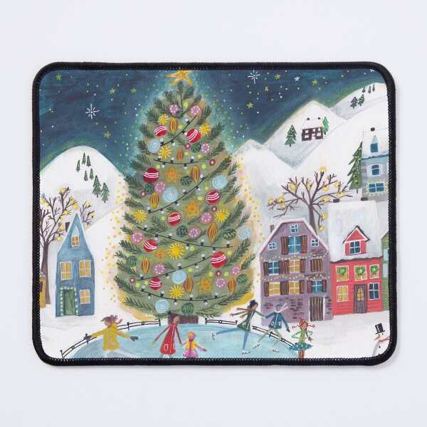 Item preview, Skating winter snow landscape designed and sold by Caroline Bonne Müller.
