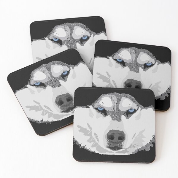 Item preview, Blue-Eyed Siberian Husky - Intense Dog for Intense Dog Fans designed and sold by WennsdaysChild.