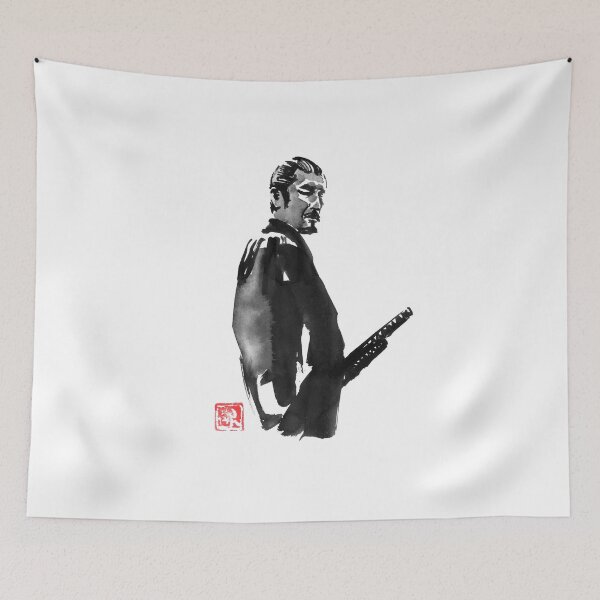 Item preview, samurai observing designed and sold by pechane.