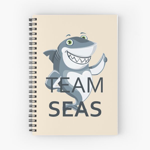 Item preview, Team seas shark   designed and sold by Rachel-CAshop.