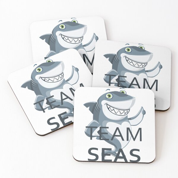 Item preview, Team seas shark   designed and sold by Rachel-CAshop.