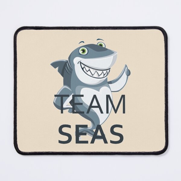 Item preview, Team seas shark designed and sold by Rachel-CAshop.