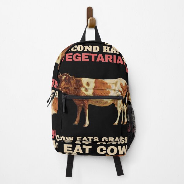 Item preview, Second Hand Vegetarian Vintage Cow designed and sold by KewaleeTee.