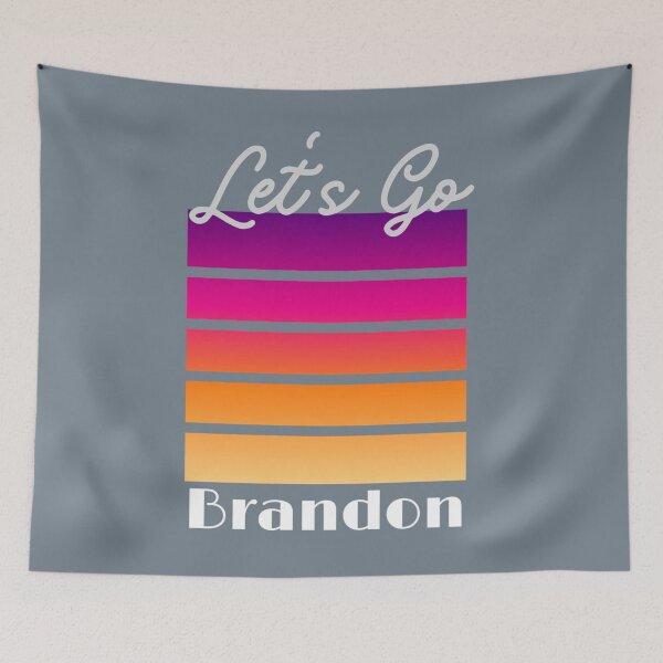 Item preview, Funny Retro Vintage Sunset FJB Lets Go Brandon   designed and sold by EllieHollow.