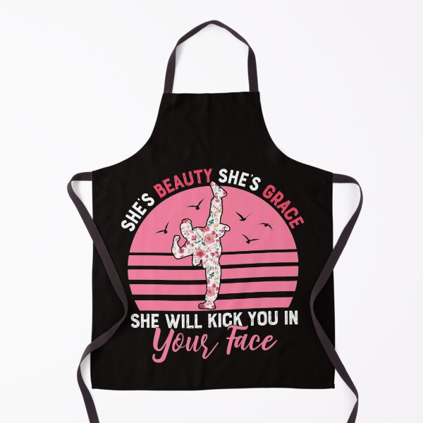 Item preview, Beauty Grace Kick You In Your Face for women Vintage Taekwondo designed and sold by DesignByMai.