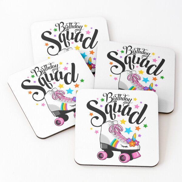 Item preview, Birthday squad, unicorn, roller skate  designed and sold by iclipart.