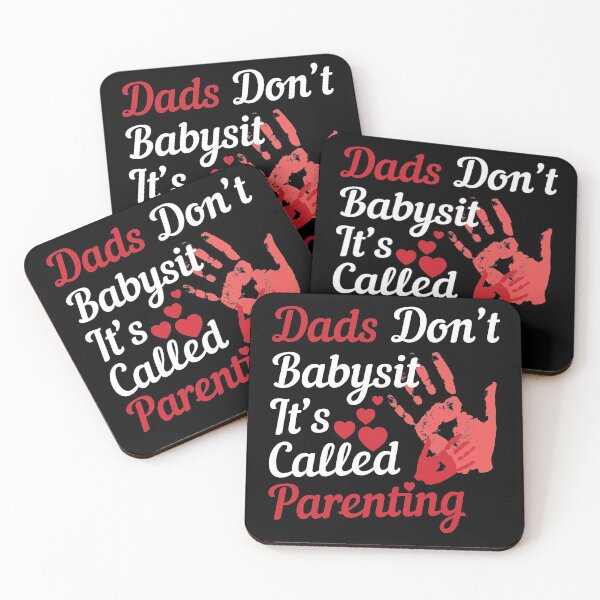 Item preview, dads dont babysit its called parenting designed and sold by NawalMagdy.