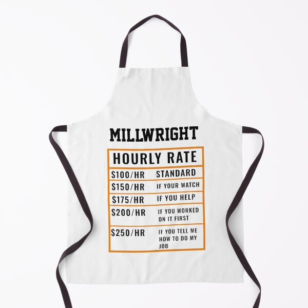 Item preview, Millwright Hourly Rate  designed and sold by Yay Design.