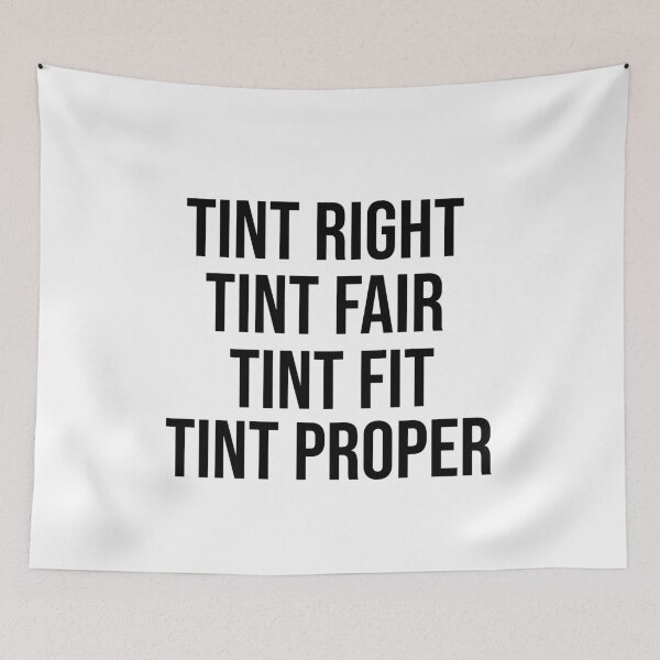 Item preview, T'int Right, T'int Fair, T'int Fit, T'int Proper designed and sold by Raminovitch.