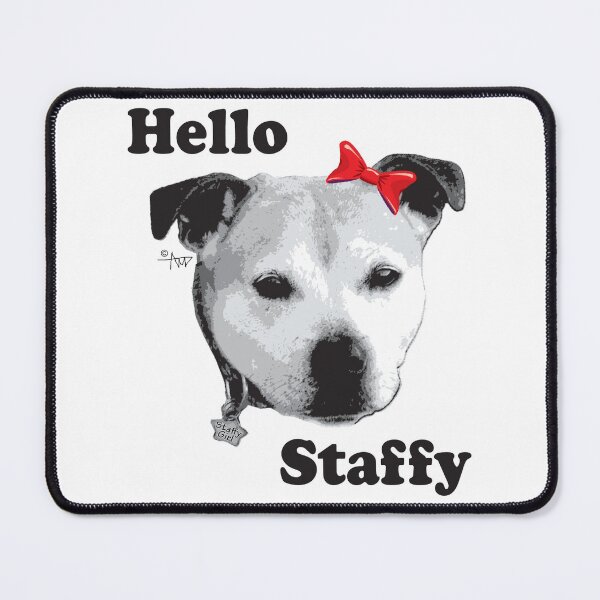 Item preview, Hello Staffy designed and sold by StaffyDognCo.
