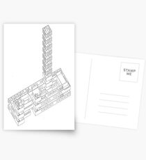 axonometric explosion Postcards