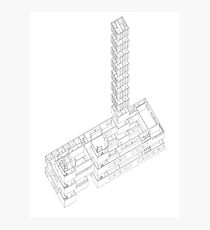 axonometric explosion Photographic Print