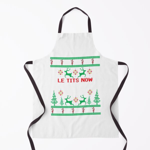 Item preview, Le Tits Now Christmas Let It Snow Ugly Sweater Party T-Shirt designed and sold by abigailbullock.