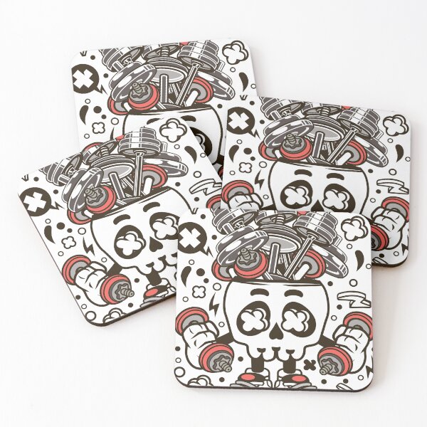 Item preview, Barbell Skull  designed and sold by Globalize.