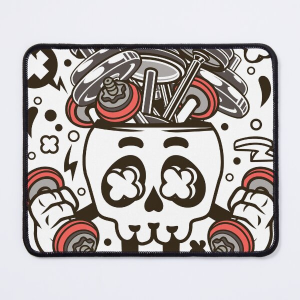 Item preview, Barbell Skull  designed and sold by Globalize.