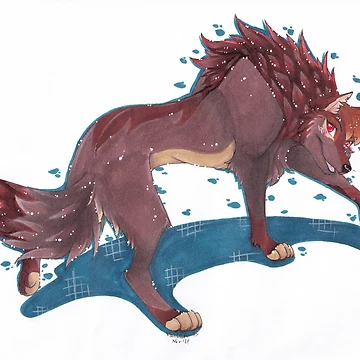 Artwork thumbnail, wolf by Rabbiata