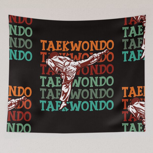 Item preview, Retro Vintage taekwondo for men women Taekwondo player designed and sold by DesignByMai.