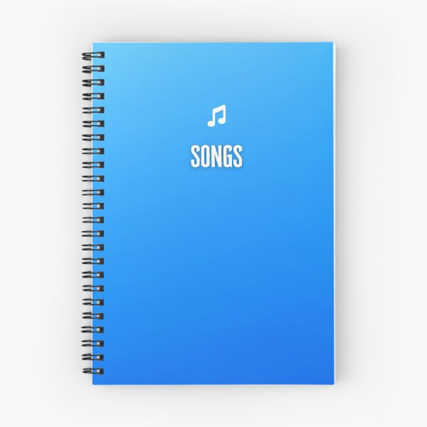 Item preview, Songs Blue Songwriters Book for Artists and Musicians designed and sold by Ninjakandy.