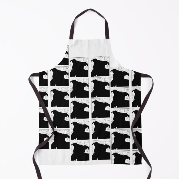 Item preview, Staffy Dog Head on Repeat Pattern black and white designed and sold by StaffyDognCo.