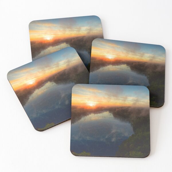 Item preview, Fog over the lake at sunrise designed and sold by Olivier Grau.
