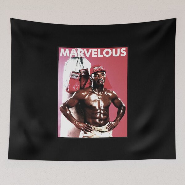 Item preview, Funny Gift Marvin Hagler  Retro Wave designed and sold by TrentonReichert.