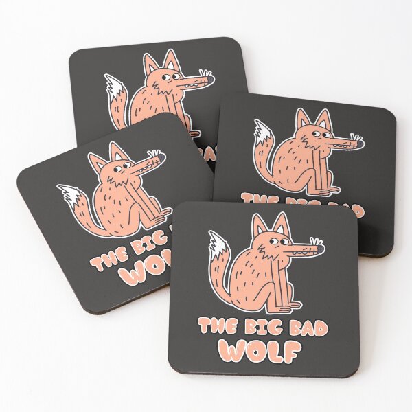 Item preview, THA BIG BAD WOLF T_SHIRTS CLASSIC FOR MEN AND WOMAN designed and sold by Global Wave Designs.