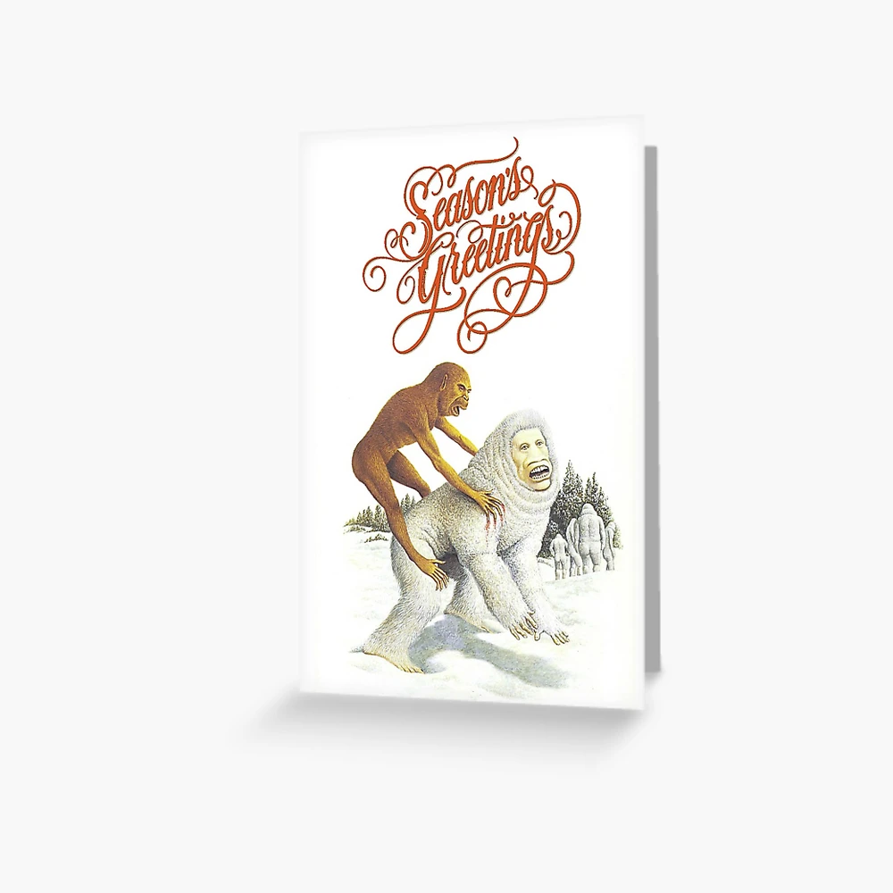 Yeti Set Go Greeting Card for Sale by PhanieMilton