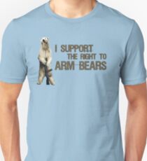 I Support the Right to Arm Bears, Polar Bears Unisex T-Shirt