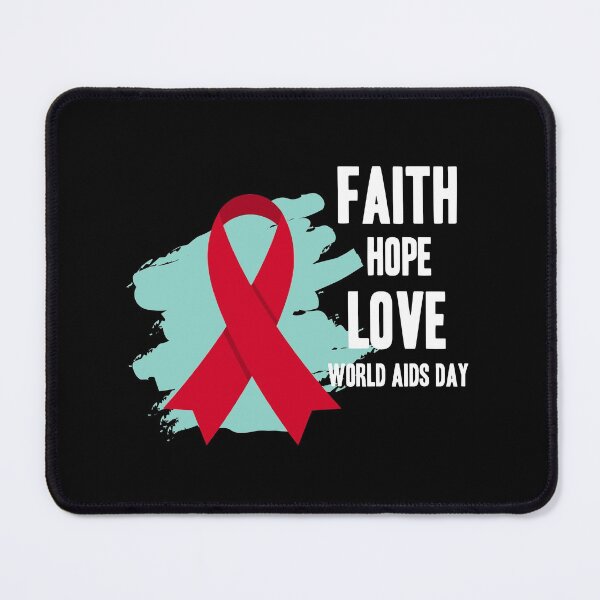 Item preview, Faith Hope Love World AIDS Day designed and sold by Color-Sparkle.