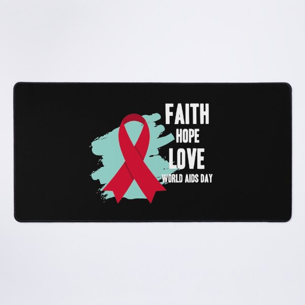 Item preview, Faith Hope Love World AIDS Day designed and sold by Color-Sparkle.