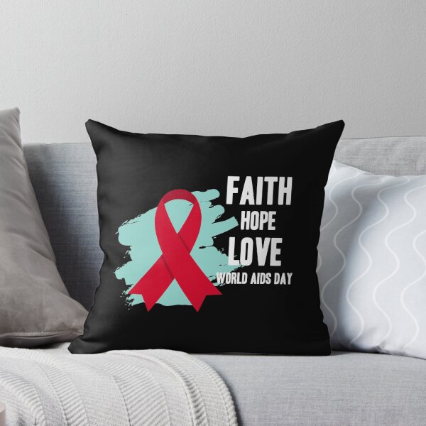 Item preview, Faith Hope Love World AIDS Day designed and sold by Color-Sparkle.