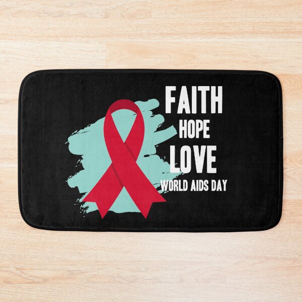 Item preview, Faith Hope Love World AIDS Day designed and sold by Color-Sparkle.