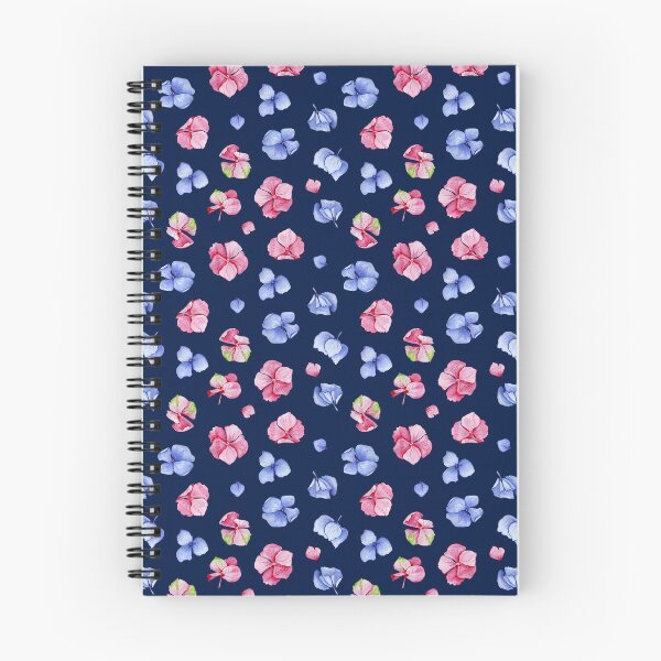 Item preview, Blue and pink hydrangea watercolor designed and sold by Anna Myslivets.