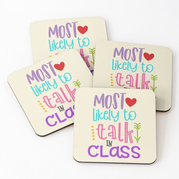 Item preview, Most Likely to Talk in class designed and sold by franktact.