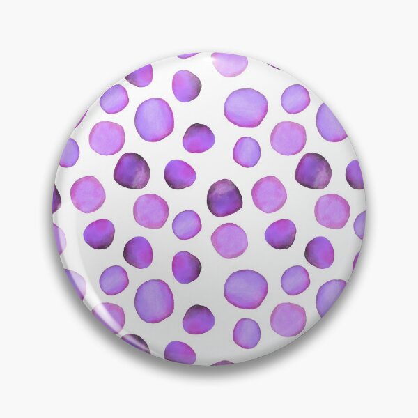 Item preview, Watercolour Dots in purple designed and sold by creativebakergb.