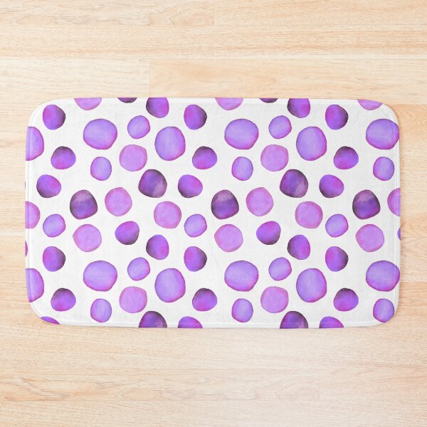 Item preview, Watercolour Dots in purple designed and sold by creativebakergb.