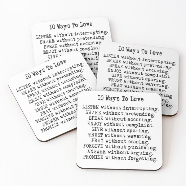 Item preview, 10 Ways To Love designed and sold by czerinaart.