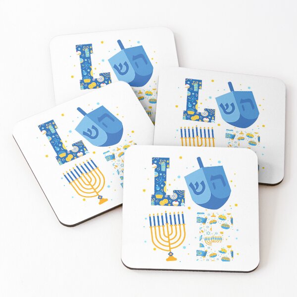 Item preview, LOVE Hanukkah Decorations Dreidel Menorah Chanukah Camiseta designed and sold by abigailbullock.